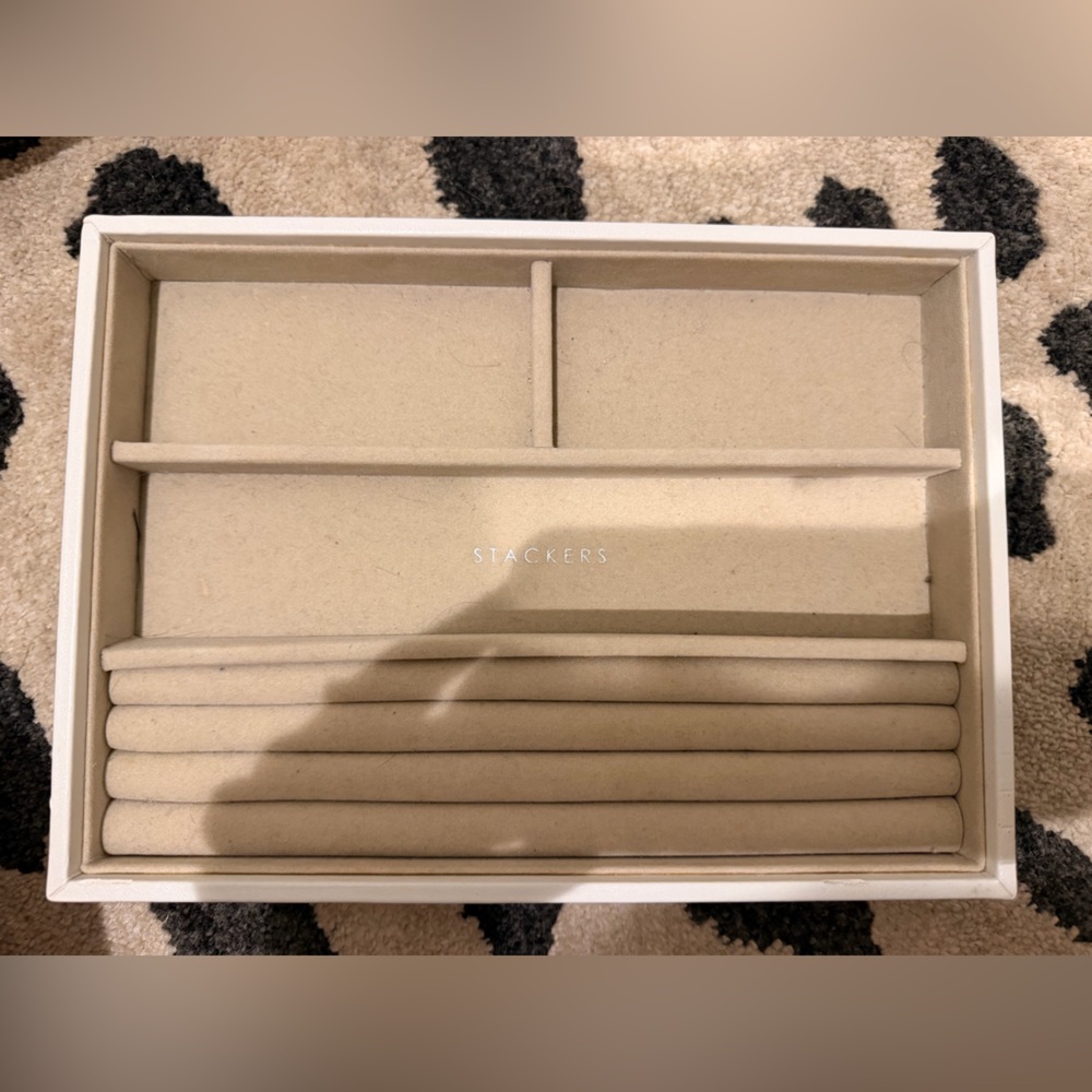 Stackers Jewelry Organizer Tray in Beige